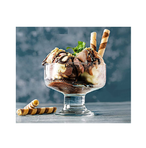 Cuenco de helado de resina naranja transparente, cuenco de resina epoxi de color personalizado altamente pulido para uso en la cocina del hogar, producto superior - Product Image 2