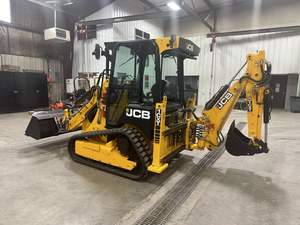 Retroexcavadora compacta usada original JCB 1CXT con accesorio de retroexcavadora en venta - Product Image 6