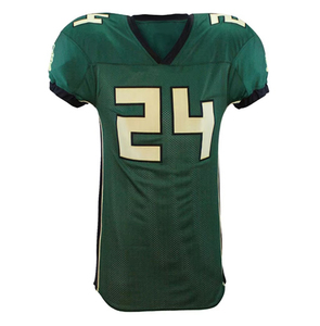 Ensemble d'uniformes d'équipe de football américain, impression par sublimation personnalisée, tissu en coton respirant, léger, confort et performance maximaux - Product Image 1