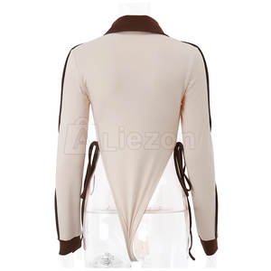 Mono elegante para mujer Mono de manga larga Personalizado Su propio logotipo Mono Precio al por mayor - Product Image 2