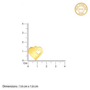 Collar Elegante con Colgante de Corazón Dorado de Lujo y Cadena Brillante - Product Image 4