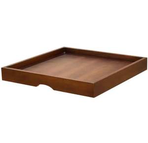 Meilleures ventes plateau de service en bois massif naturel vente en gros d'usine indienne pour les snacks Ottoman ustensiles de cuisine - Product Image 2