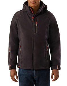 Veste d'hiver spéciale fermeture éclair en polyester pour hommes Veste d'hiver réfléchissante, respirante et stylée avec logo personnalisé - Product Image 4