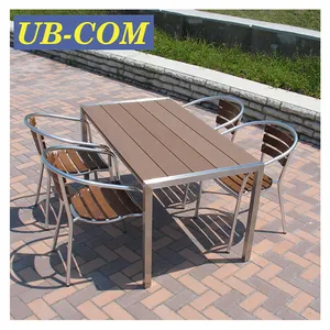 Recycled Composite Outdoor UB-RE171WP Frame Table Simple Design Wood Furniture