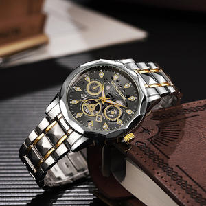 Reloj de Cuarzo para Hombre de Negocios Shangmei, Resistente al Agua, Luminoso, con Diseño Hueco y Elegante - Product Image 5