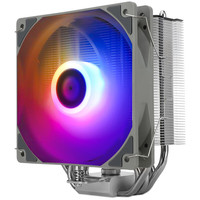 Thermalright AK120 SE ARGB Lightair Caja de enfriamiento de caja de PC de larga duración con ventiladores RGB 1550 RPM Tubos de calor de aluminio y cobre negro