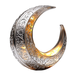 Durable Brass Moon Metal Decor For Tabletop High Quality Home Decor With Polish Finished Easy Installation - Product Image 5