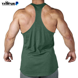 Vente en gros Débardeur à dos en Y en coton à séchage rapide Fitness Gym Musculation Sport Stringer Style décontracté - Product Image 5
