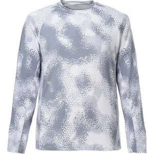 Camisas de pesca personalizadas OEM Logo protección Uv secado rápido transpirable hombres al aire libre manga larga 100% poliéster pesca UPF camisas - Product Image 2