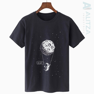 Coton biologique Logo imprimé sur mesure Chemise unisexe à épaules tombantes de style Hip Hop T-shirts pour hommes pré-rétrécis - Product Image 6