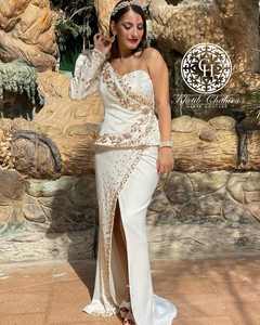 Nouvelle arrivée 2025 Caftan marocain Broderie artisanale Ornements Tissu polyester respirant Col en V Maxi Musulman Traditionnel - Product Image 2