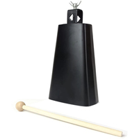Toptan fiyat Cowbell davul seti kiti aksesuar mezuniyet kutlamaları için Noisemakers enstrüman Cowbell