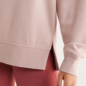 Sudadera de mujer con logotipo personalizado y bordado estampado, Jersey cómodo diseñado para uso diario informal a la moda y al aire libre - Product Image 3