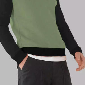 Sudadera con Capucha de Cuello Redondo 100% Algodón de Alta Calidad 2026 para Hombre, con Bloques de Color y Rayas Elásticas, Básica para Invierno - Product Image 4