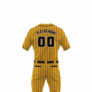 Ropa deportiva Uniforme de béisbol de nuevo diseño Uniforme de béisbol de poliéster 100% a la venta - Product Image 3