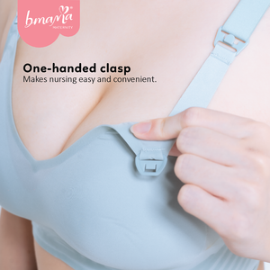 Soutien-gorge de sport de maternité quotidien sans couture, sans armatures, doux, respirant, à séchage rapide, à bonnet complet pour femmes - Product Image 4