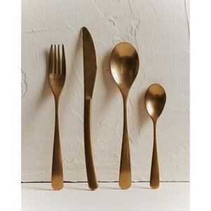 Juego de Cubiertos de Latón con Agarre Suave que Ofrece un Manejo Cómodo y Garantiza una Experiencia Gastronómica Agradable con un Aspecto Elegante - Product Image 5