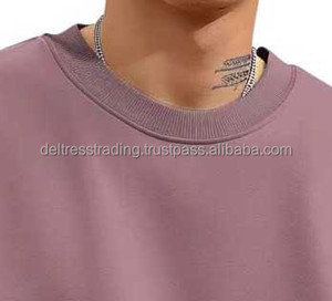 สเวตเชิ้ตมีฮู้ดคอกลมสำหรับฤดูหนาวสีพื้นผ้าคอตตอนซักแล้วน้ำหนักปานกลางมีบริการ OEM - Product Image 3