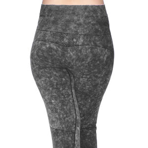 Nouveau Style taille haute entraînement Yoga sans couture femmes Leggings conception personnalisée haute qualité femmes lavé à l'acide Legging pour le service Oem - Product Image 5