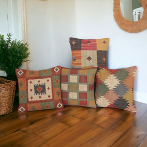 ชุดเบาะทำจากผ้าฝ้ายสุดหรูรูปทรงเรขาคณิตและดีไซน์หลากสีสำหรับใช้ในบ้านและโรงแรม - Product Image 6