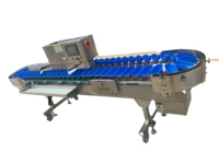 Automatische Fruitgroente Eend Ganzenpoot Fruit Garnaal Zeevruchten Kabeljauw Makreel Zalm Vis Garnalen Sorteermachine