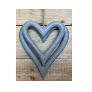 Cœur suspendu à prix élevé, meilleurs ornements en bois pour chambre à coucher, salon et décoration de noël, objets en bois - Product Image 3