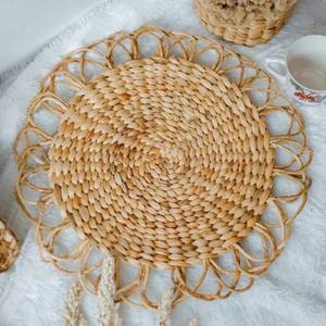 Sets de sets de table en jacinthe d'eau en forme de fleur, sets de table moins chers, décorations de vaisselle - Product Image 3