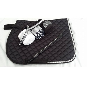 Bling English High Quality Polycotton Fabric Saddle <b>Pads</b> All-Purpose Western Style HD <b>Foam</b> Cotton Filling New Improved - Product Image 1