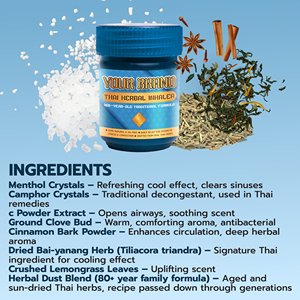 ยาหม่องสมุนไพรไทยแบบพลาสติก กลิ่นมิ้นต์ คาปาริน และตะไคร้ สำหรับความสดชื่นประจำวัน บรรเทาความเครียด และผ่อนคลาย - Product Image 3