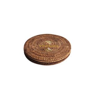 Meilleur prix, sets de table écologiques en rotin naturel et en jonc de mer, style bohème rustique, pour une utilisation en extérieur, vente en gros - Product Image 1