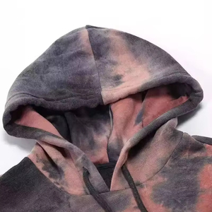 Sweat-shirt à capuche uni en polyester 100% pour homme, lavage à l'acide, taille plus, poids lourd, service OEM, pull d'hiver à capuche - Product Image 6