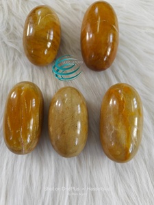 หินแจสเปอร์สีเหลืองธรรมชาติ ลิงแกม ขัดเงา คริสตัลบำบัด พลังงานบำบัด รีกิ ของตกแต่งบ้าน ขายส่ง - Product Image 2