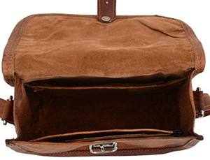 Personnalisé Vintage en cuir véritable rabat selle bandoulière sac à bandoulière décontracté bohème écologique fermeture éclair à la mode femmes - Product Image 3