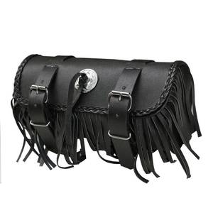 Sac à outils de motard de moto en cuir personnalisable HMB-3004A avec sac de fourche de conception Concho clouté - Product Image 2