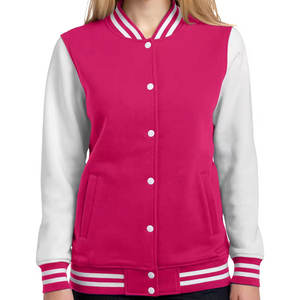 Chaqueta de invierno informal para mujer, estilo Letterman, de algodón tejido con cuello alto, para uso exterior, venta al por mayor de fabricantes pakistaníes - Product Image 1
