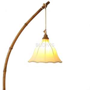 Wholesale Standing <b>Lamp</b>, Elegant Bamboo Arc Standing <b>Lamp</b> for Living Room Decor, Decorative Standing <b>Lamp</b> - Product Image 2