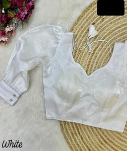 Indian Ethnic Wear Fancy Ready to Wear Silk <b>Blouse</b> for <b>Saree</b> and Lehenga Choli for Wedding Adn Festival Wear <b>Saree</b> <b>Blouse</b> Set - Product Image 1