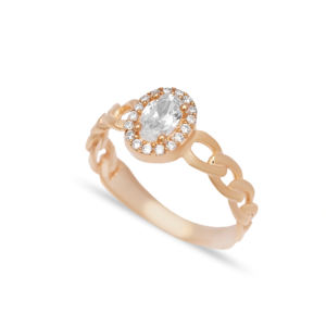 Gourmet Design 925 Sterling Silver Jewelry Handmade Oval Shape Clear Zircon Stone Cluster <b>Ring</b> for Weddings Parties Turkish - Product Image 6