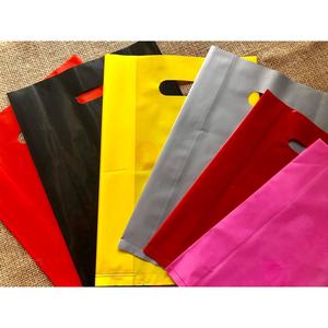 Wholesale PE Plastic Customize Printed Your Own Logo <b>Bags</b> With Die Cut Handle - Product Image 1