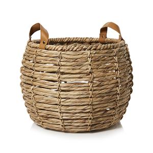 ตะกร้าผักตบชวาแบบพับได้อเนกประสงค์พับได้เป็นมิตรต่อสิ่งแวดล้อมของตกแต่งบ้าน - Product Image 6