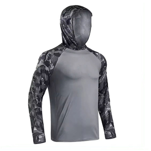 Sweat à capuche de pêche à sublimation personnalisé pour hommes sweat à capuche de pêche à sublimation personnalisé pour votre conception sweat à capuche de pêche à protection solaire pour hommes - Product Image 1