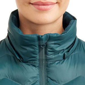 Doudoune réversible pour femmes longue à capuche chaude respirante coupe-vent écologique taille personnalisée - Product Image 5