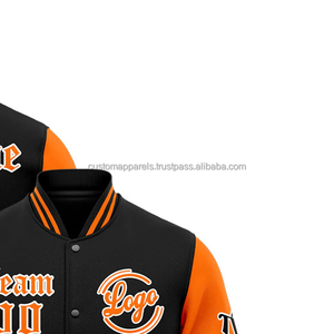 Custom wool <b>varsity</b> <b>jacket</b> with leather sleeves teams durable windproof letterman <b>jacket</b> embroidery premium outdoor sportswear - Product Image 4