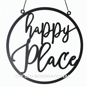 งานศิลปะติดผนังรูปพระจันทร์สำหรับคริสต์มาส ของตกแต่งแขวนผนังทำมือสุดหรู ของตกแต่งคริสต์มาสอื่นๆ งานศิลปะติดผนังสีน้ำตาล - Product Image 3