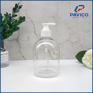 Botella de plástico PET de 500ml con bomba de loción Tamaño del cuello 28/410 para jabón líquido - Product Image 3