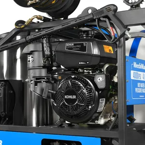 Nouvelle nettoyeuse haute pression à eau chaude 4000 PSI 4 GPM avec moteur à démarrage électrique, montée sur châssis avec réservoir de 175 gallons HPW40KT - Product Image 2