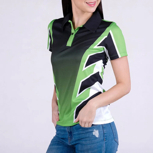 Polo personalizado de sublimación para mujer, para ropa informal, Polo activo de alta calidad para mujer, Polo de sublimación de manga corta - Product Image 1