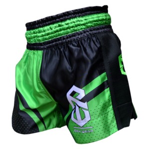 Shorts de Muay Thai unisexe 100% polyester, design personnalisé, confortables, mi-longs, sportifs, écologiques, respirants, anti-plis, OEM - Product Image 3