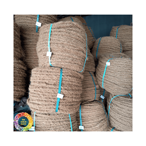 100% fibre de coco naturelle ficelle de noix de coco brune naturelle corde en fibre de coco respectueux de l'environnement prix bon marché - Product Image 4