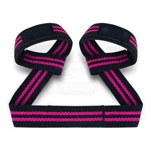 Professional Customized Logo Lifting <b>Strap</b> Non Slip Heavy Cotton Lifting <b>Straps</b> Comfortable Lifting <b>Strap</b> - Product Image 1